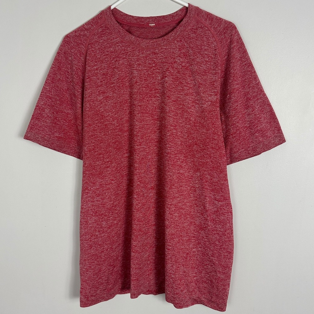 Lululemon Metal Vent Crew Neck Short Sleeve‎ T-Shirt Mens Size Large Tee Active